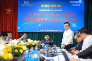 Hình ảnh tại Hội thảo khoa học chuyển đổi số báo chí Việt Nam