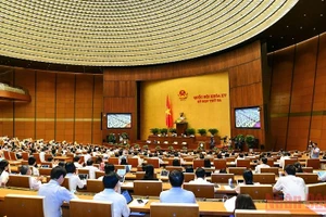 Quang cảnh một phiên họp tại Kỳ họp thứ ba, Quốc hội khóa XV. (Ảnh: THỦY NGUYÊN)