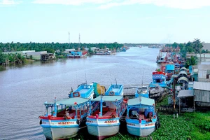 Tàu khai thác hải sản ở Kiên Giang (Ảnh minh họa: Quốc Trinh).