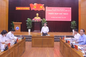 Ban Chỉ đạo phòng chống tham nhũng, tiêu cực thành phố Đà Nẵng họp phiên thứ nhất.