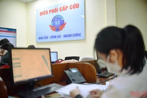 Tổng đài 115 từ lâu đã trở thành một trong ba số điện thoại quan trọng nhất của người dân. (Ảnh: MINH DUY)