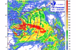 Bão số 5 sẽ gây mưa lớn trên cả nước