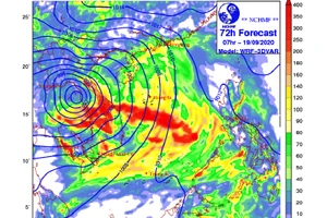 Bão số 5 sẽ gây mưa lớn trên cả nước