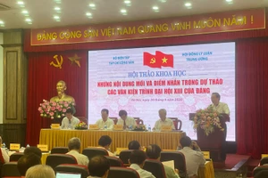 Hội thảo “Những nội dung mới và điểm nhấn trong dự thảo các văn kiện trình Đại hội XIII của Đảng”