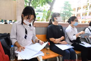 Thí sinh tại Kỳ thi tốt nghiệp THPT 2020. Ảnh: THỦY NGUYÊN