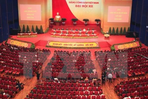 Toàn cảnh phiên bế mạc Đại hội đại biểu toàn quốc lần thứ XII của Đảng ngày 28-1-2016. Ảnh: TTXVN.