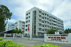 Nhà lưu trú của công nhân tại khu chế xuất Tân Thuận, TP Hồ Chí Minh. (Ảnh minh họa: Sadeco)