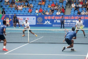 Chung kết nội dung đôi nam của 2 đội Philippines.