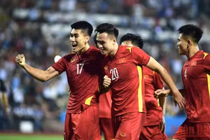 U23 Việt Nam có chiến thắng ấn tượng trong ngày ra quân. (Ảnh: THÀNH ĐẠT)