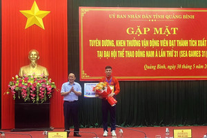 Quảng Bình tuyên dương, khen thưởng các vận động viên xuất sắc tại SEA Games 31