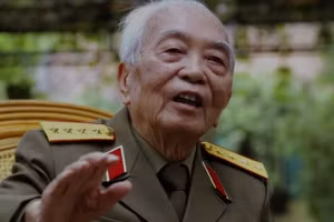 Đại tướng Võ Nguyên Giáp. (Ảnh: NGUYỄN ĐÌNH TOÁN/TTXVN)