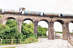 Một góc thành phố Vitré.