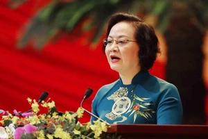 Bộ trưởng Nội vụ Phạm Thị Thanh Trà, Ủy viên Hội đồng Bầu cử quốc gia. (Nguồn: TTXVN)