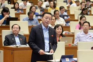 Bộ trưởng Tài nguyên và Môi trường Trần Hồng Hà