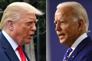 Tổng thống Mỹ đương nhiệm Donald Trump (bên trái) và ứng cử viên Tổng thống Mỹ năm 2020 đảng Dân chủ Joe Biden. (Ảnh: CNN)