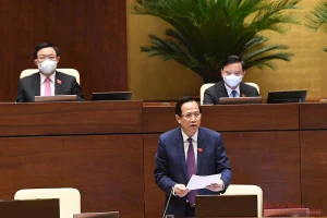 Bộ trưởng Lao động - Thương binh và Xã hội Đào Ngọc Dung.(Ảnh: QUANG HOÀNG)