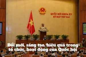 Đổi mới, sáng tạo, hiệu quả trong tổ chức, hoạt động của Quốc hội