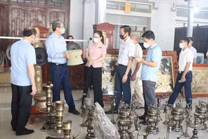 Làng nghề đúc đồng Chè Đông (huyện Thiệu Hóa, Thanh Hóa) được công nhận là Di sản văn hóa phi vật thể quốc gia.Ảnh: PHÙNG TUYÊN