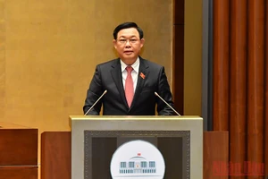 Chủ tịch Quốc hội Vương Đình Huệ. Ảnh: LINH NGUYÊN