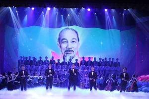 Một tiết mục trong chương trình. (Ảnh:NAM NGUYỄN)