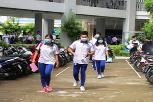 Thí sinh tỉnh An Giang trong Kỳ tốt nghiệp THPT 2020.