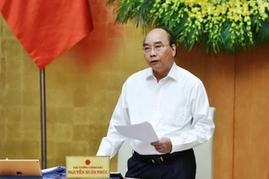 Thủ tướng Nguyễn Xuân Phúc chủ trì phiên họp Chính phủ thường kỳ tháng 7.