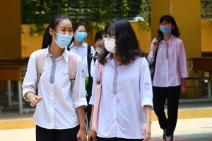 Thí sinh tại Kỳ thi tốt nghiệp THPT 2020 đợt 1 (Ảnh: THUỶ NGUYÊN)