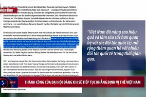 Thành công của Đại hội Đảng XIII sẽ tiếp tục khẳng định vị thế Việt Nam
