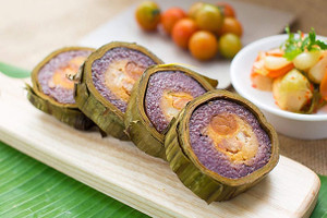Lá chuối gói xuân