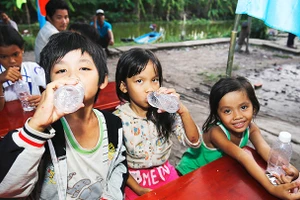 Động lực làm việc của anh Sơn là mang nước ngọt tới cho cộng đồng.