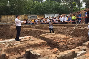 Công bố kết quả khảo cổ Khu di sản Hoàng thành Thăng Long.