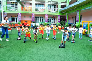 Học sinh mầm non Hà Nội sắp được hưởng niềm vui đến trường sau thời gian dài nghỉ dịch.