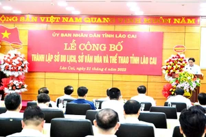 Công bố thành lập Sở Du lịch Lào Cai.