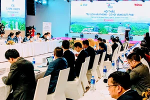 Hội thảo "Du lịch Hải Phòng - cơ hội vàng bứt phá" tại Cát Bà (Hải Phòng).