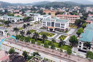 Một góc thành phố Chí Linh (Hải Dương).