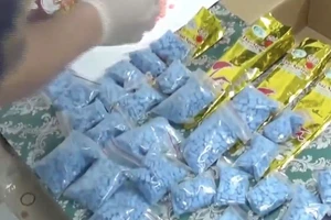 Số ma túy thu giữ tại phòng điều trị của đối tượng Quý. (Ảnh: cơ quan Công an cung cấp).