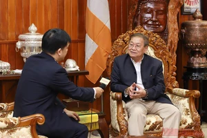 Nhà báo lão thành Khieu Kanharith ôn lại những kỷ niệm đẹp với Báo Nhân Dân có từ hơn 40 năm trước.