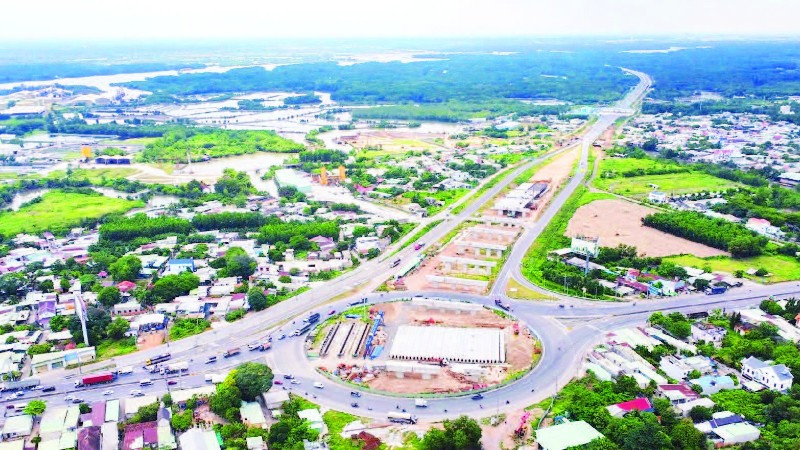 Nút giao Bến Lức - Long Thành với Quốc lộ 51.