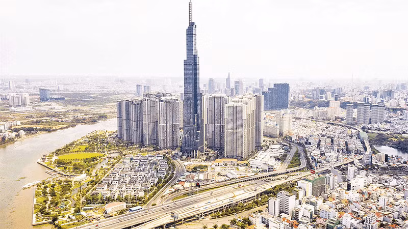 Một góc Thành phố Hồ Chí Minh. (Ảnh HOÀNG TRIỀU)