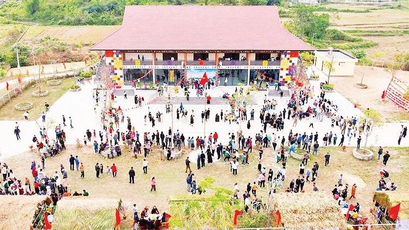 Lễ hội dân tộc Sán Dìu ở xã Bình Dân, đặc khu Vân Đồn, Quảng Ninh.