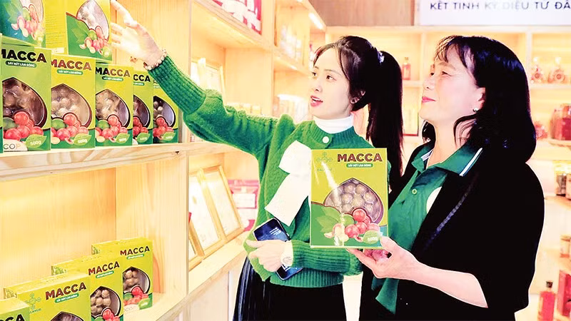 Sản phẩm OCOP của Lâm Đồng đã có mặt tại nhiều điểm bán hàng trong và ngoài tỉnh.