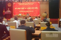 Quang cảnh kỳ họp.