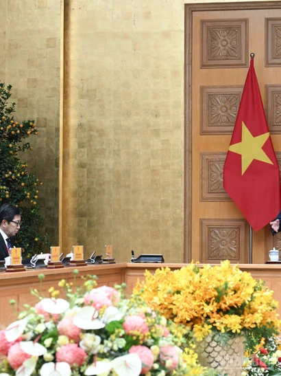 Thủ tướng Phạm Minh Chính tiếp Đoàn Phòng Thương mại và Công nghiệp Nhật Bản (JCCI).