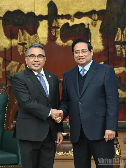 [Ảnh] Thủ tướng Phạm Minh Chính tiếp Đại sứ Philippines tại Việt Nam 