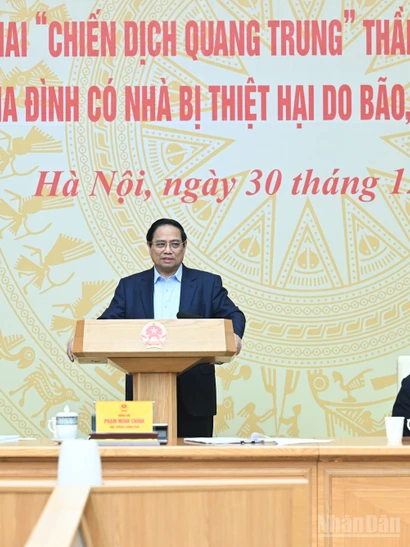 Thủ tướng Phạm Minh Chính chủ trì hội nghị.