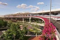 Cảnh quan Nhà ga T2 Cảng Hàng không quốc tế Phú Quốc.