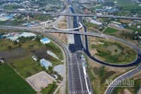 Đoạn nút giao Mỹ Yên, thuộc đường Vành đai 3 Thành phố Hồ Chí Minh.