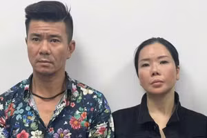 Vợ chồng Lê Văn Đông và Nguyễn Thị Mai Anh.