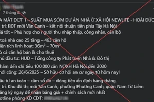 Nội dung đăng tải sai sự thật trên mạng xã hội.