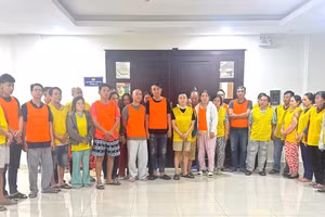 Các đối tượng trong vụ án. (Ảnh: Bộ Công an)